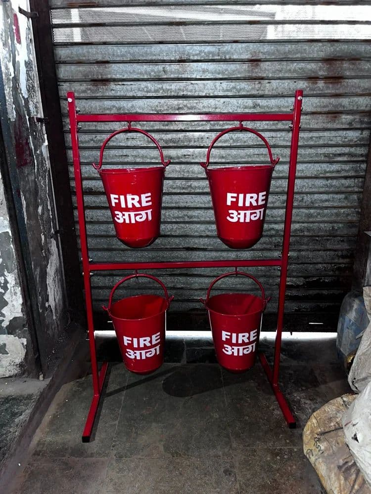 Fire Buckets With Stand