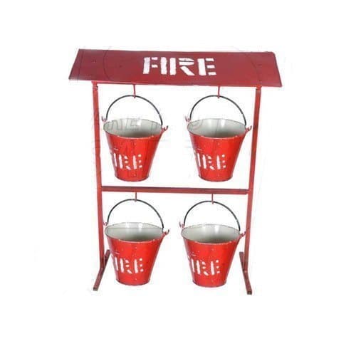 Foldable Fire Buckets Stand